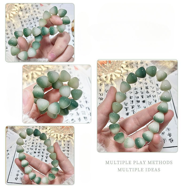 Water-Drop Shaped Bodhi Bracelet 12mm
