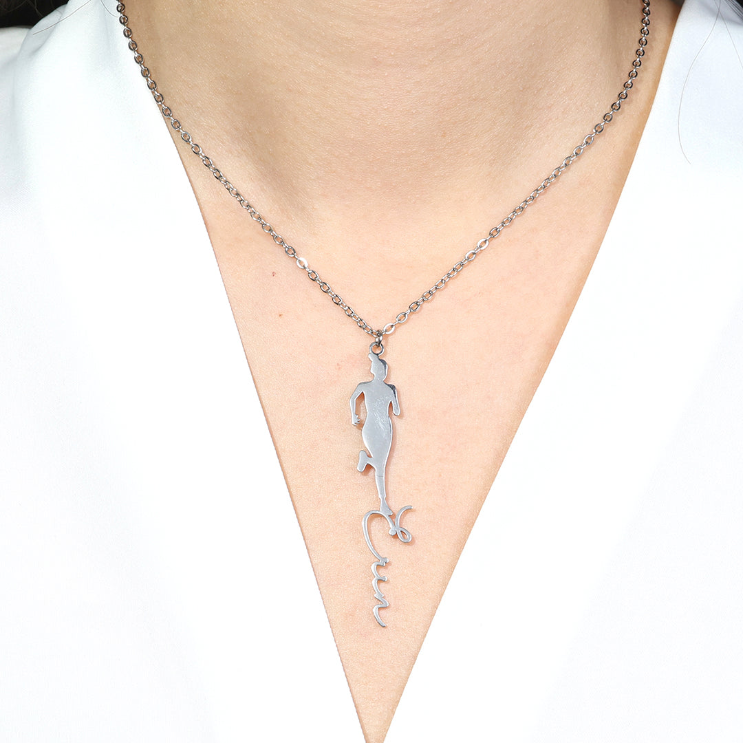 Runner Name Necklace