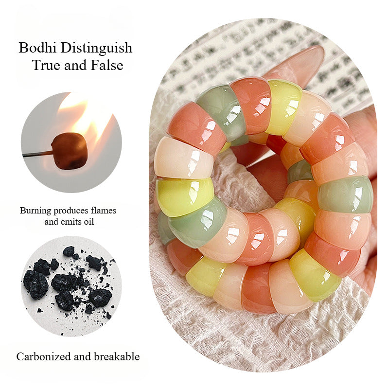 New Pink Bodhi Beads Fidget Bracelet for Stress Relief