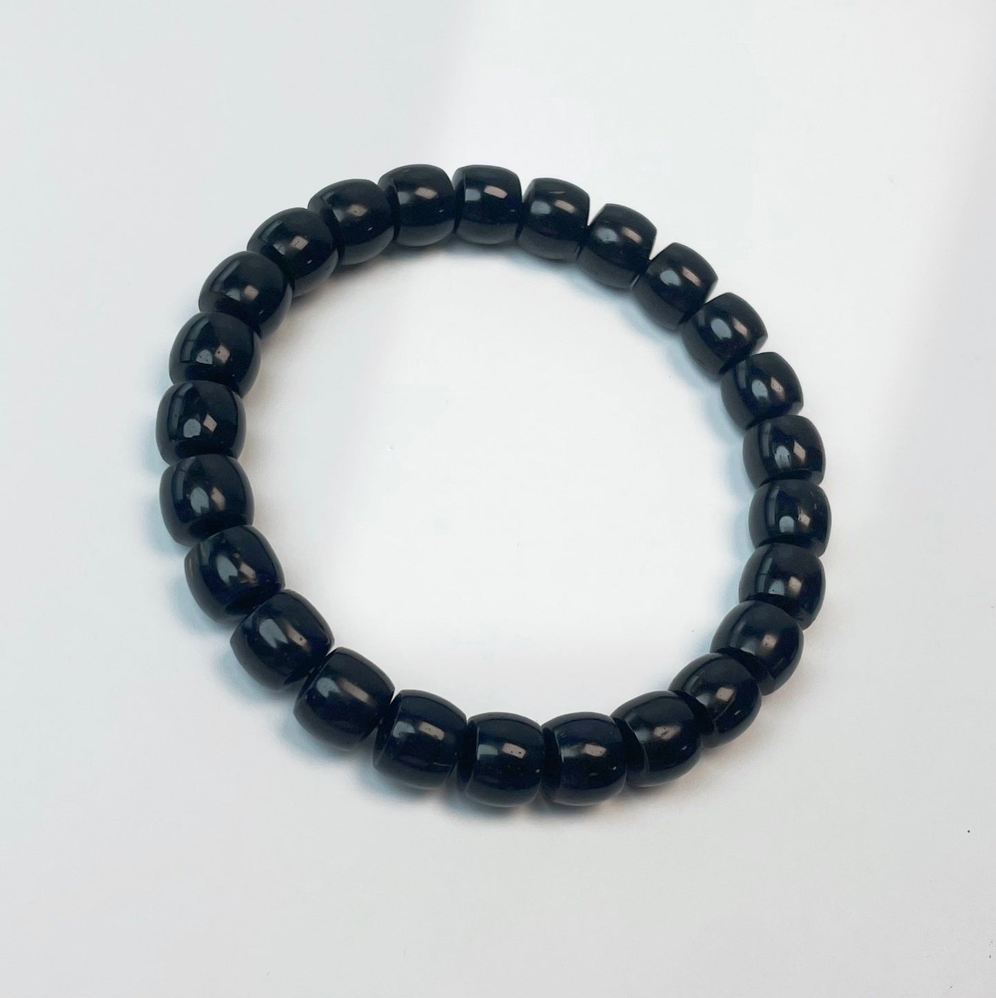 Bracelet de méditation en perles noires Bodhi pour le calme