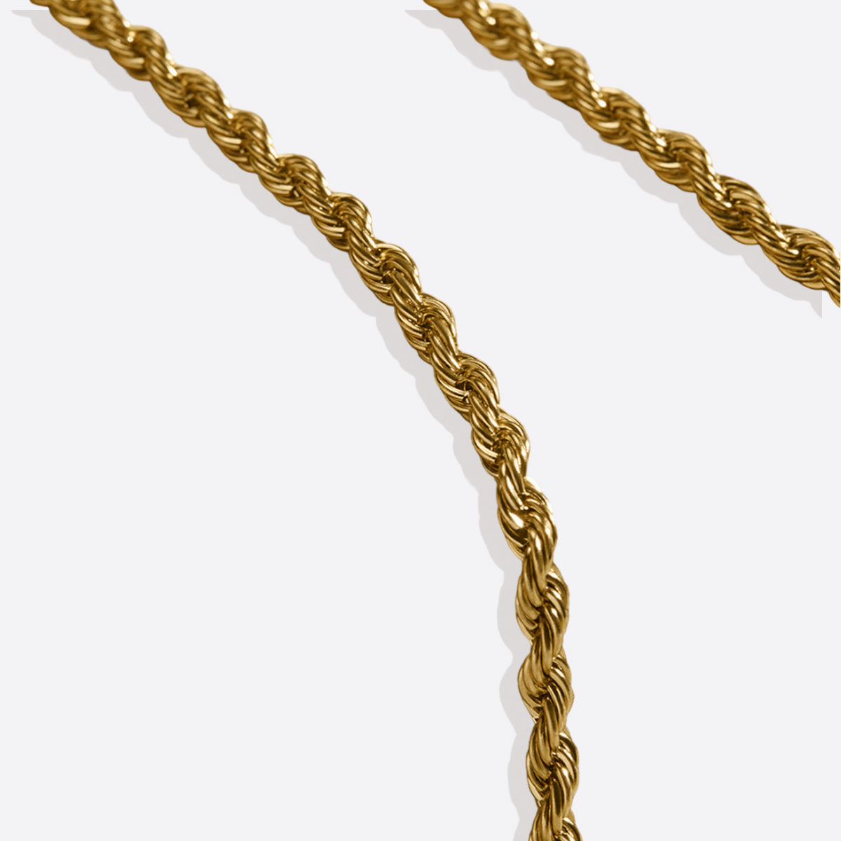 Collier chaîne corde 4 mm