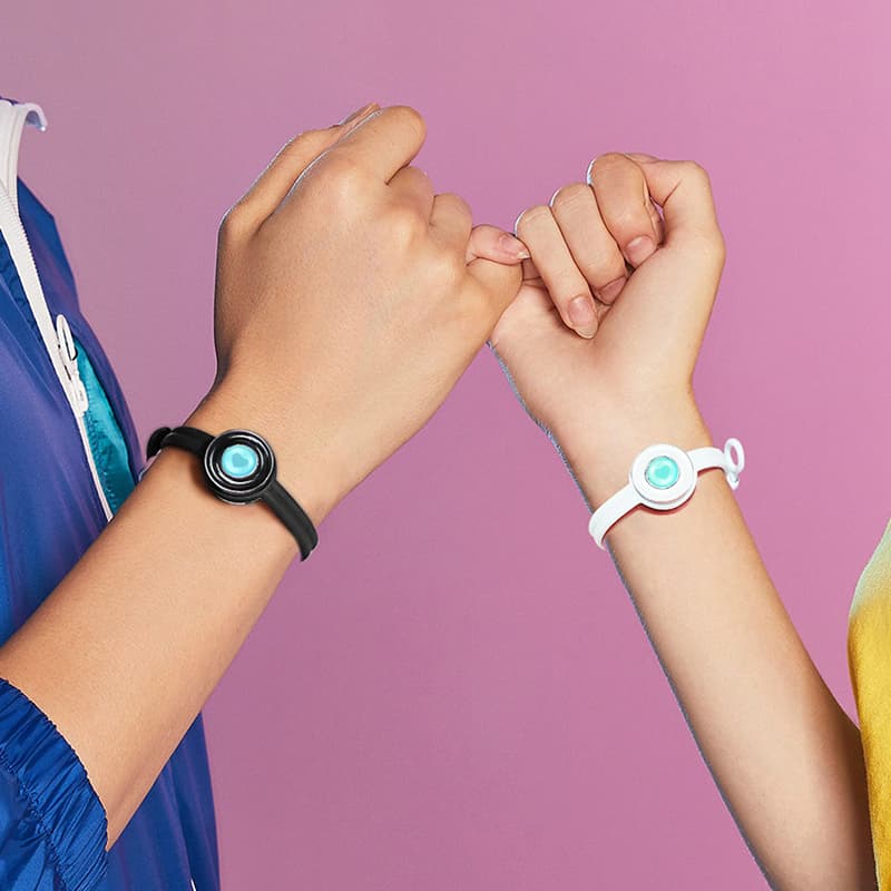 Bracelets tactiles Candy Original (noir + blanc)