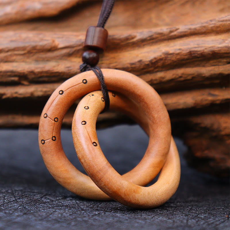 Collier pendentif en pierres de Bouddha en bois de jujube, anneau taoïste Yin Yang, cercle Qiankun, porte-bonheur, éloigne les mauvais esprits