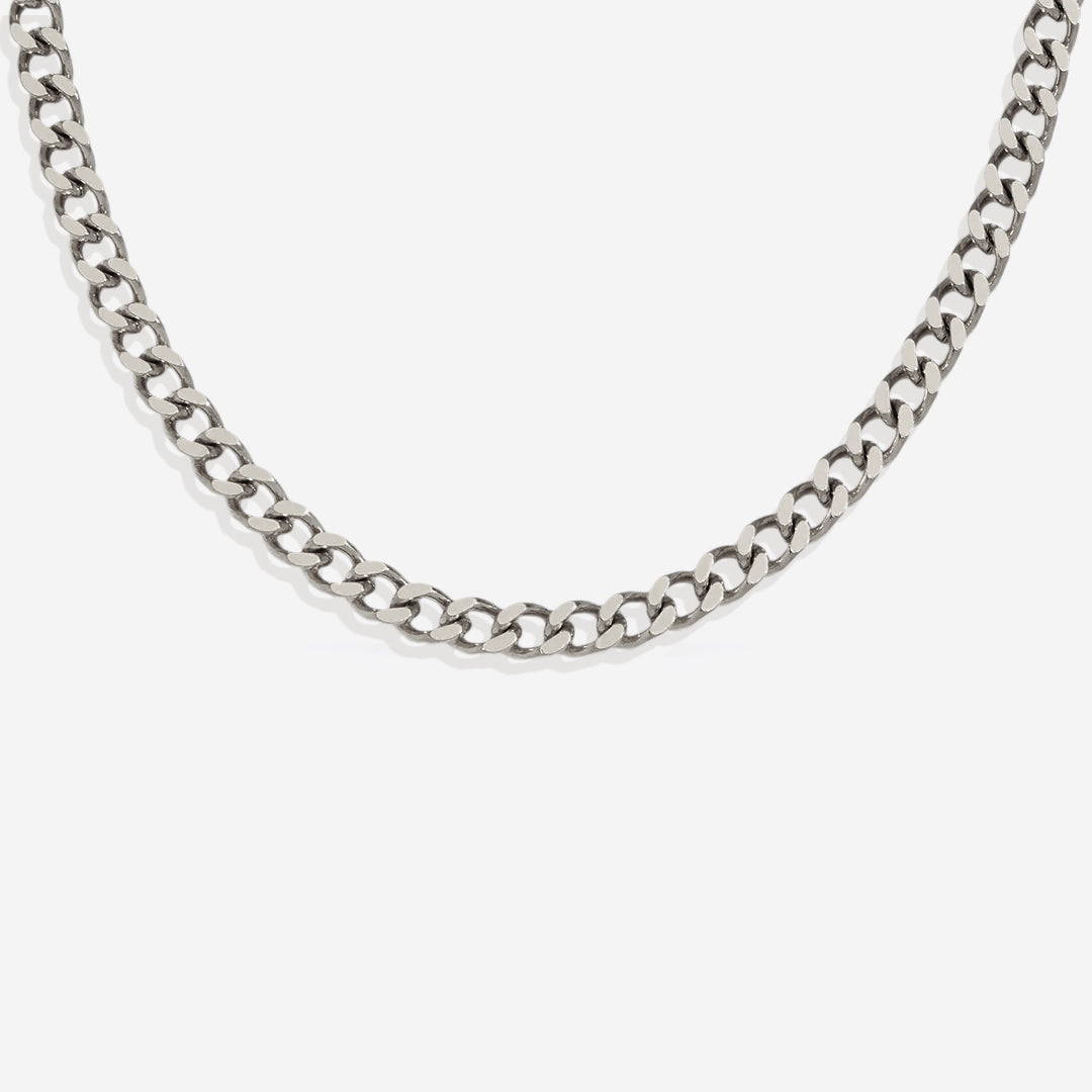 Collier chaîne cubaine de 6 mm