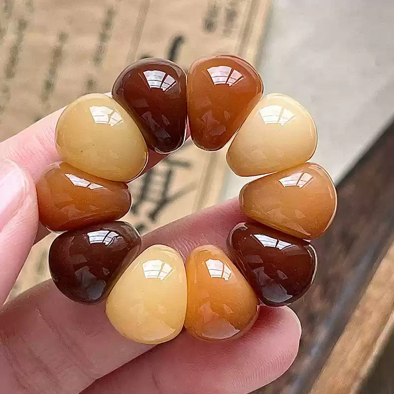 Adorable Mini Garlic Clove and Mangosteen Handheld Charms,Multiple Colors Available