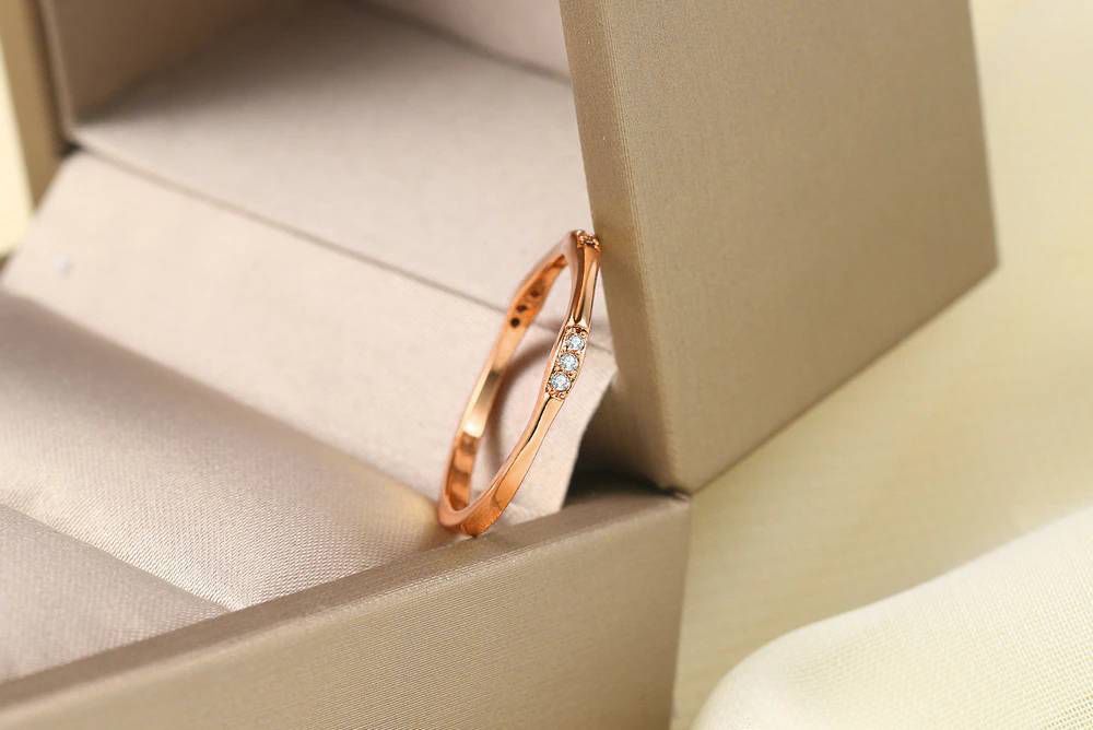 Bague empilable trois par trois