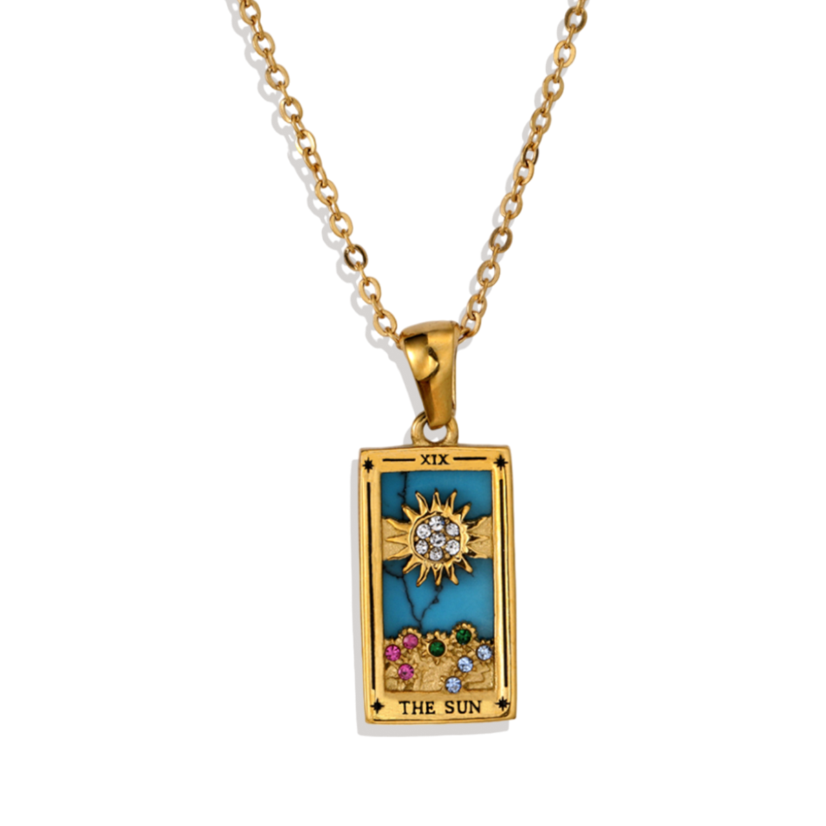 Le collier de tarot du soleil
