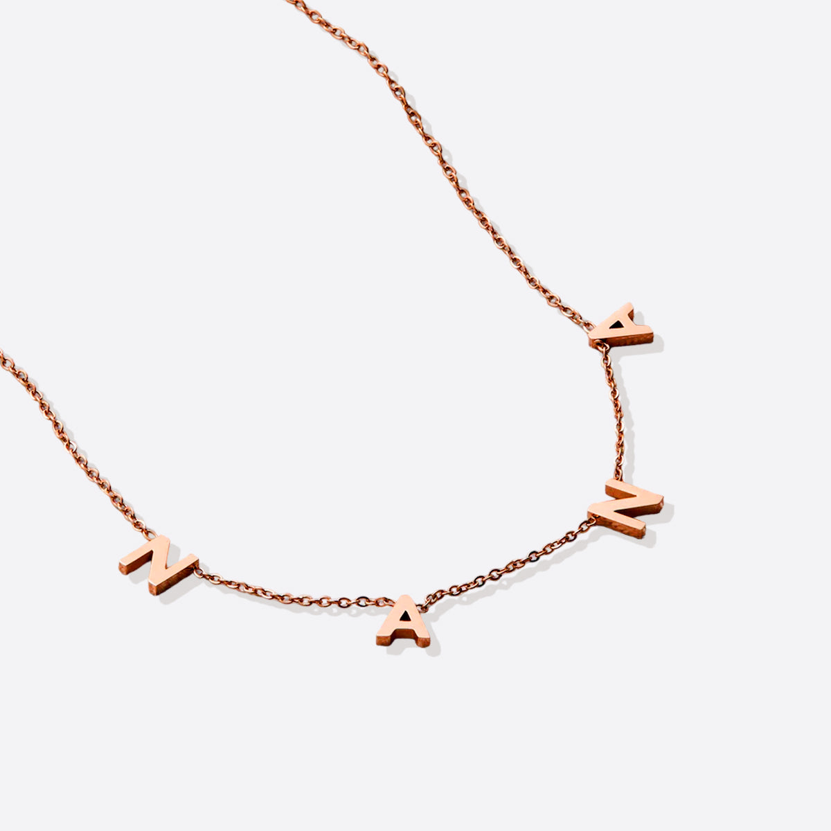 Le collier lettre NANA