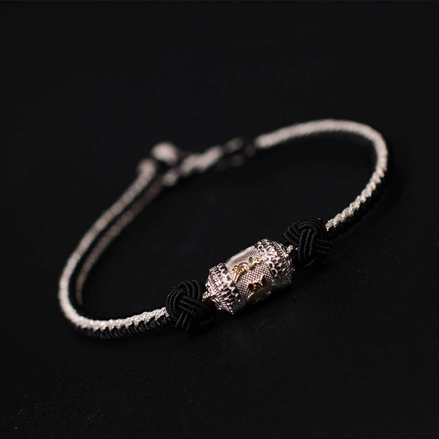 Bracelet mantra tibétain - Chance et protection