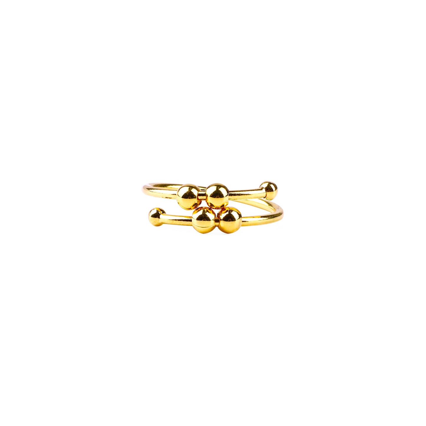 Bague Fidget réglable en perles