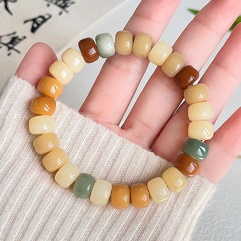 New Multi-color Flake Bodhi Bracelet(10*7MM)