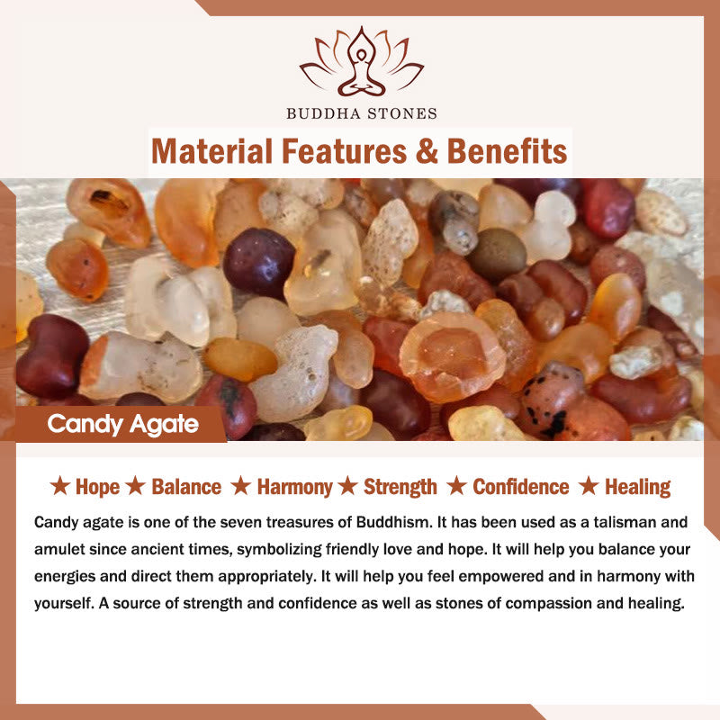 Bracelet de guérison à breloques en agate bleue et pierre de Bouddha