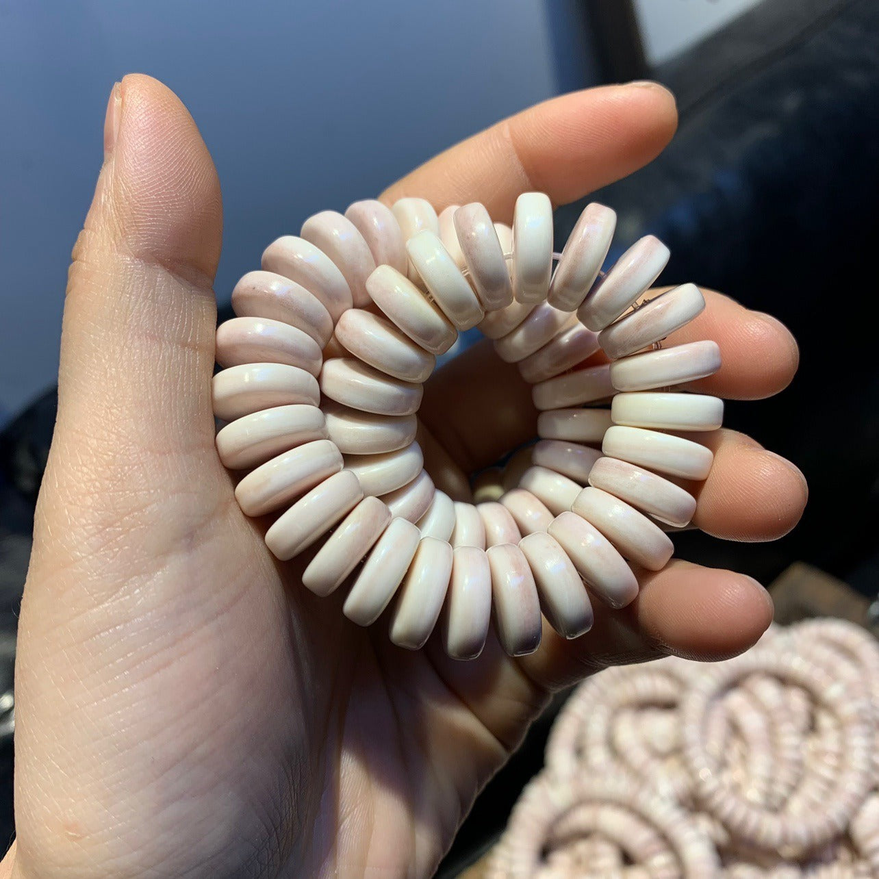 Camel Bone Flake Bracelet(14mm*5mm)