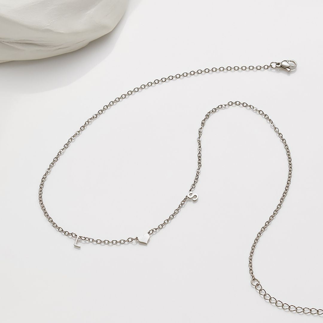 Collier Initiale One Heart