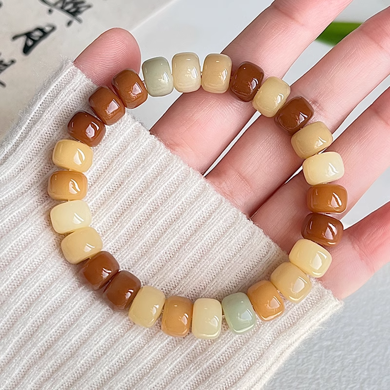 New Multi-color Flake Bodhi Bracelet(10*7MM)