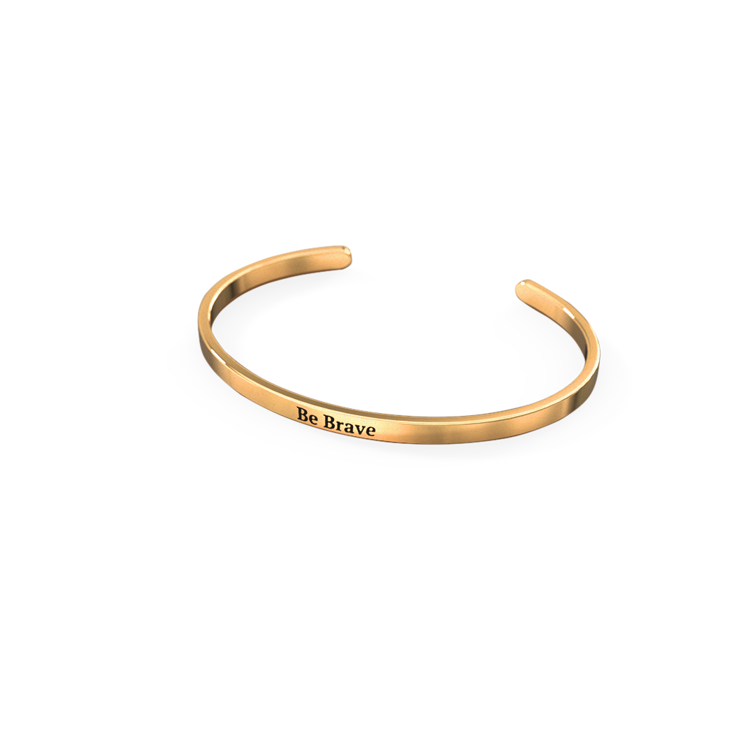 Personalized Thin Cuff Bracelet