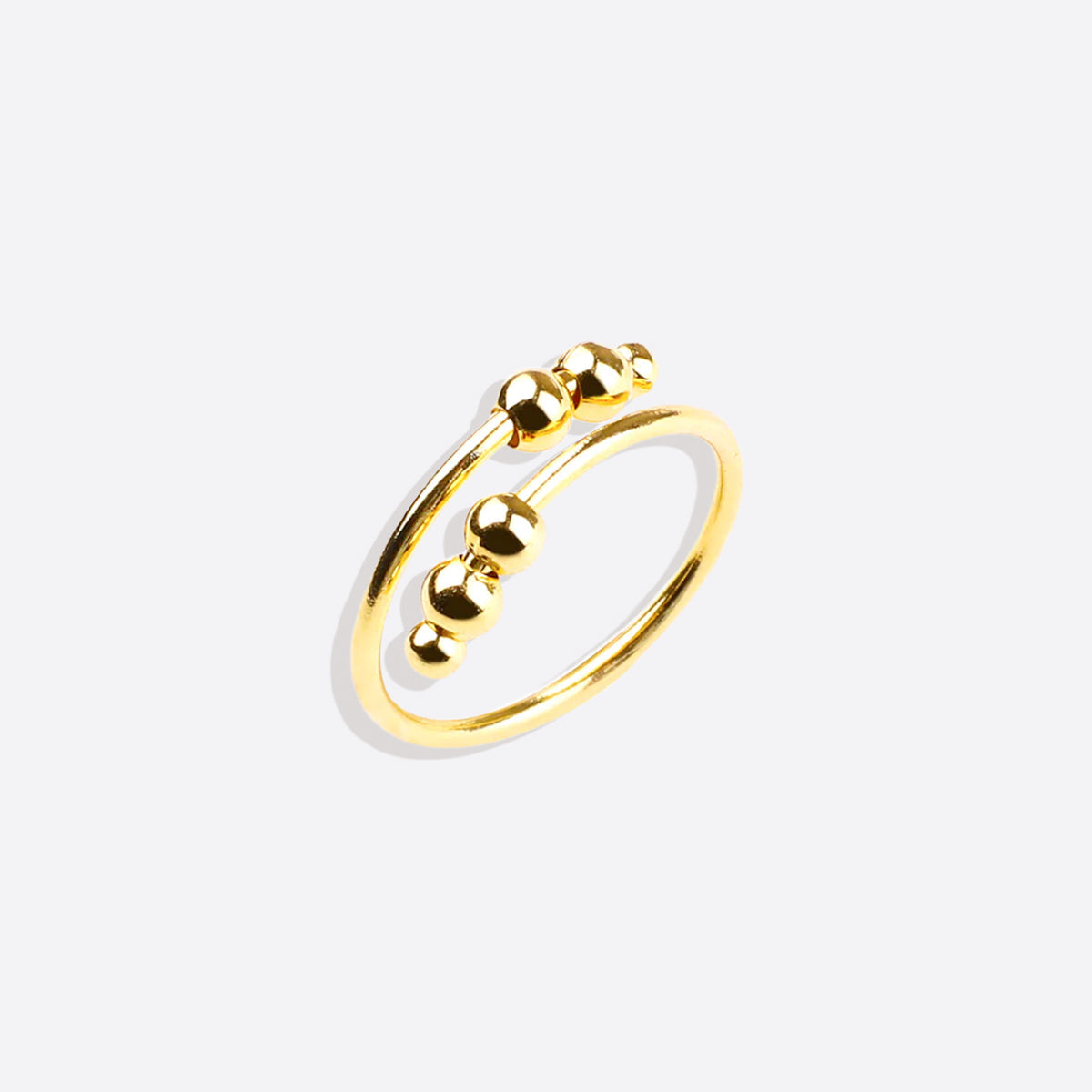 Bague Fidget réglable en perles