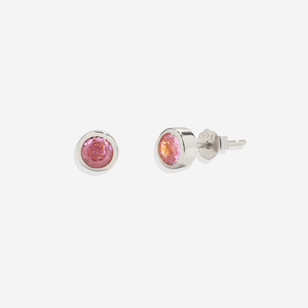 Clous d'oreilles avec pierre de naissance