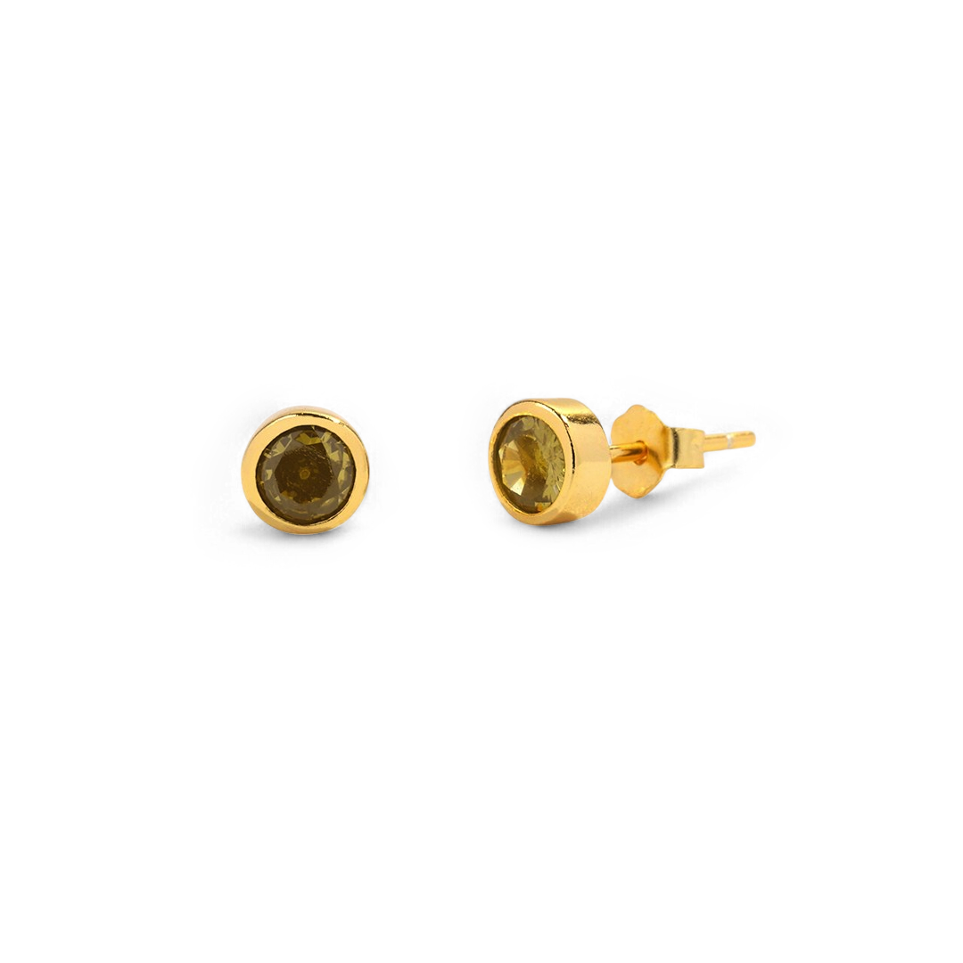 Clous d'oreilles avec pierre de naissance