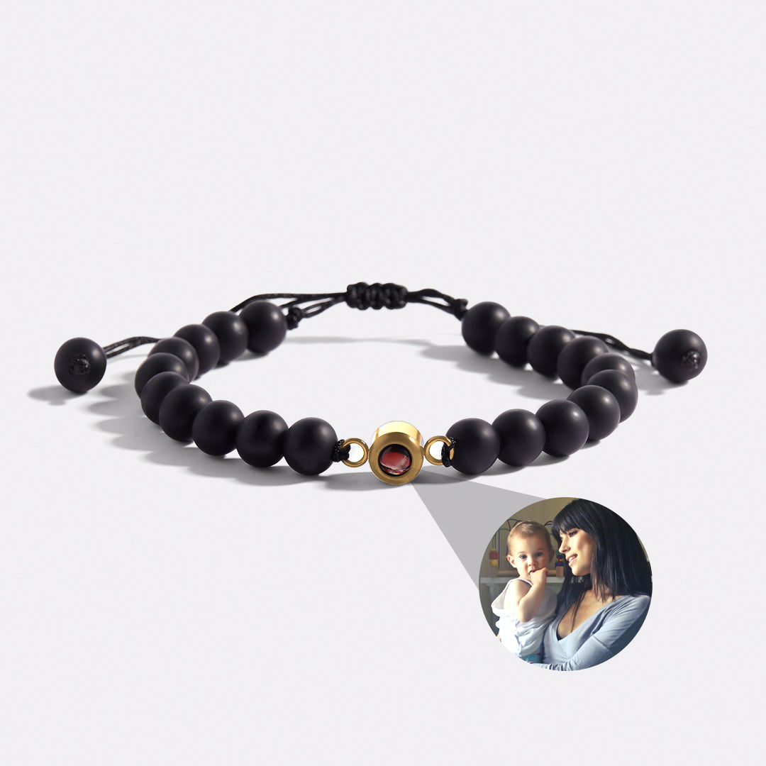 Beaded Photo Bracelet