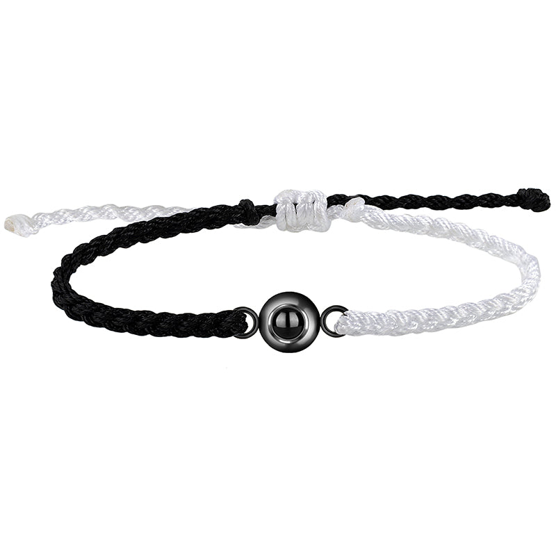 Personalisiertes kreisförmiges Fotoarmband