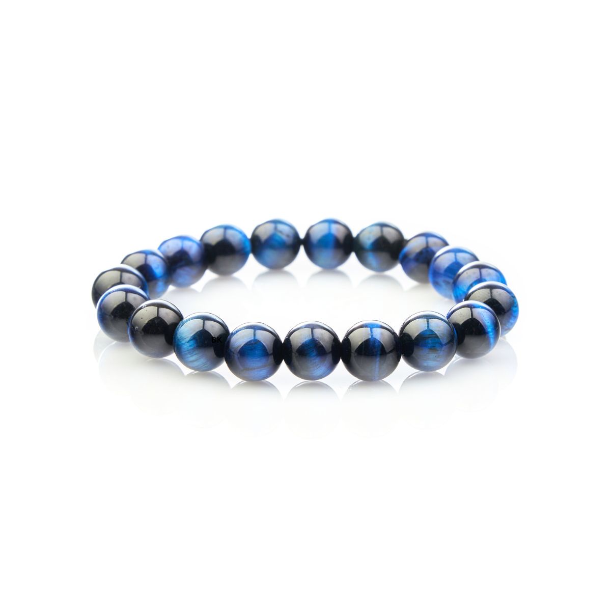 Bracelet œil de tigre bleu - Confiance et créativité