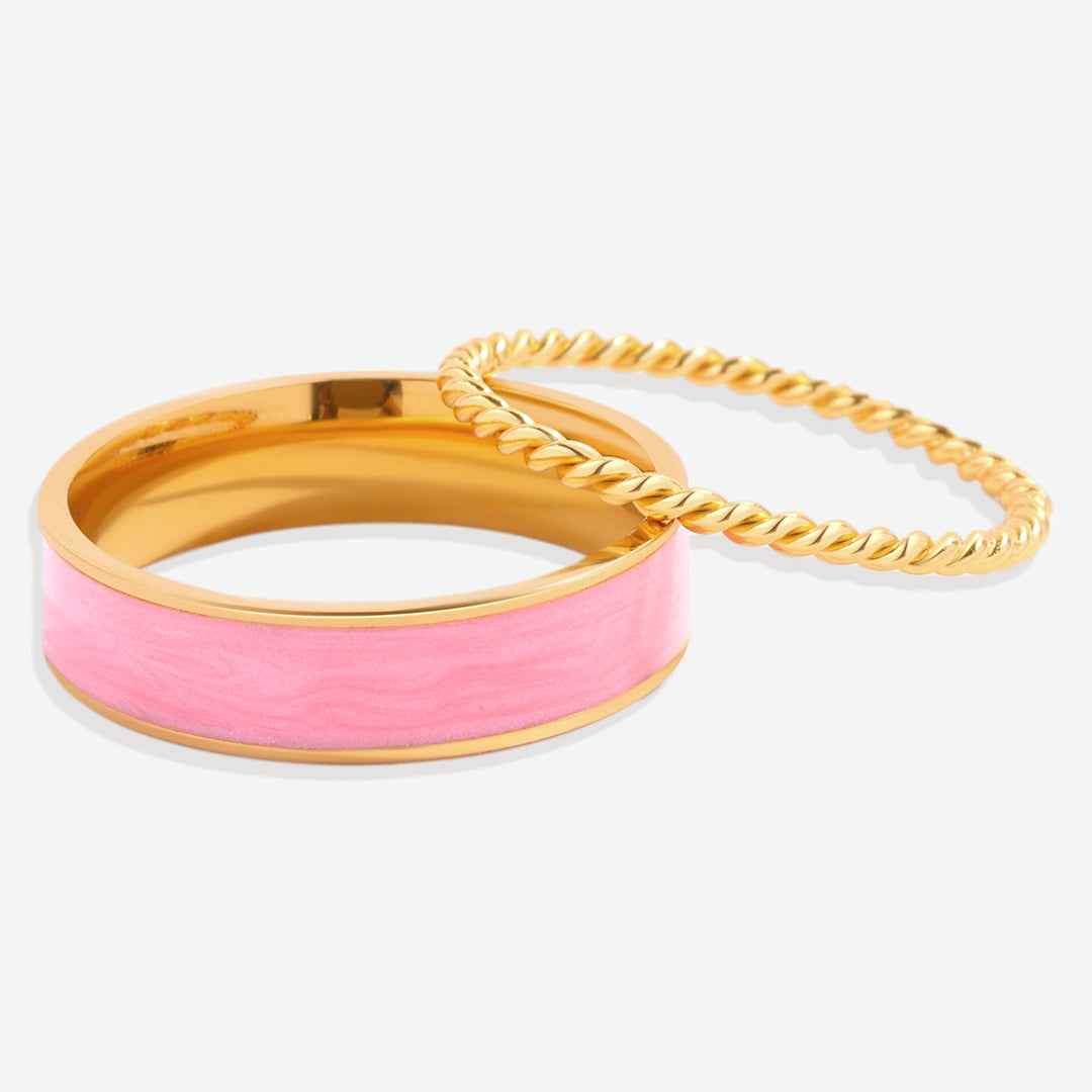 Pile de bagues Blush