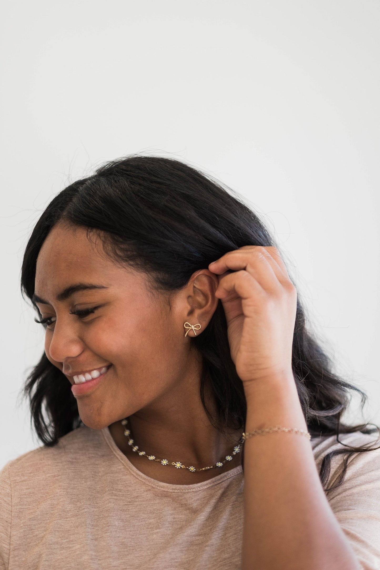 Boucles d'oreilles nœud