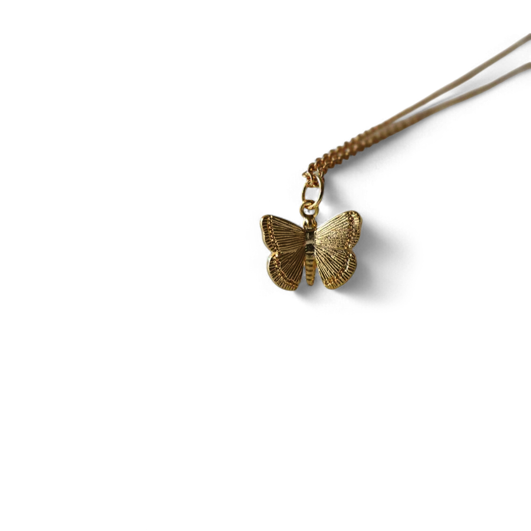 Collier pendentif papillon