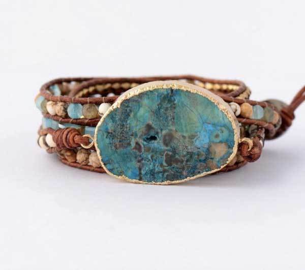 Bracelet Jaspe Ami Calmant