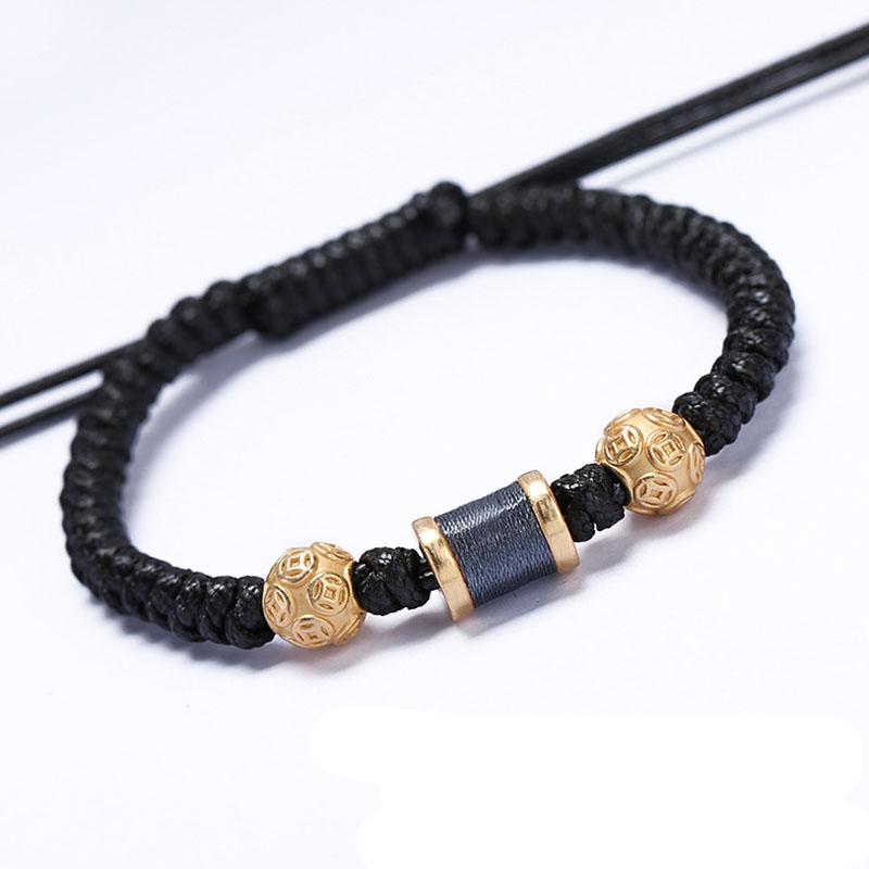 Bracelet en pièces chinoises - Activateur de richesse Feng Shui