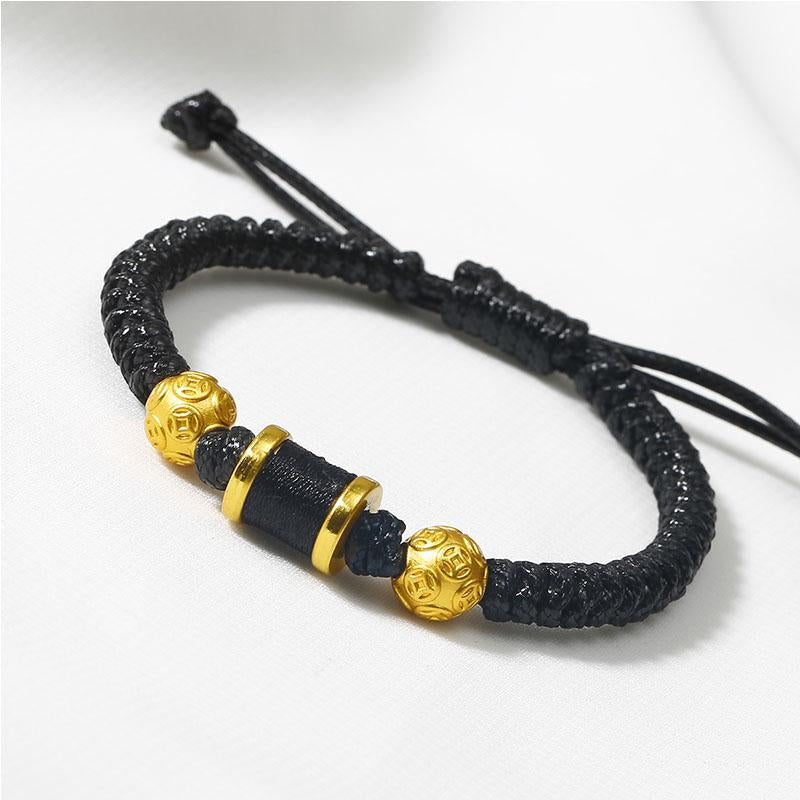 Bracelet en pièces chinoises - Activateur de richesse Feng Shui
