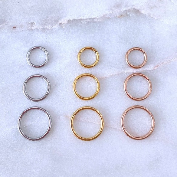 Créoles classiques pour cartilage | 16 g
