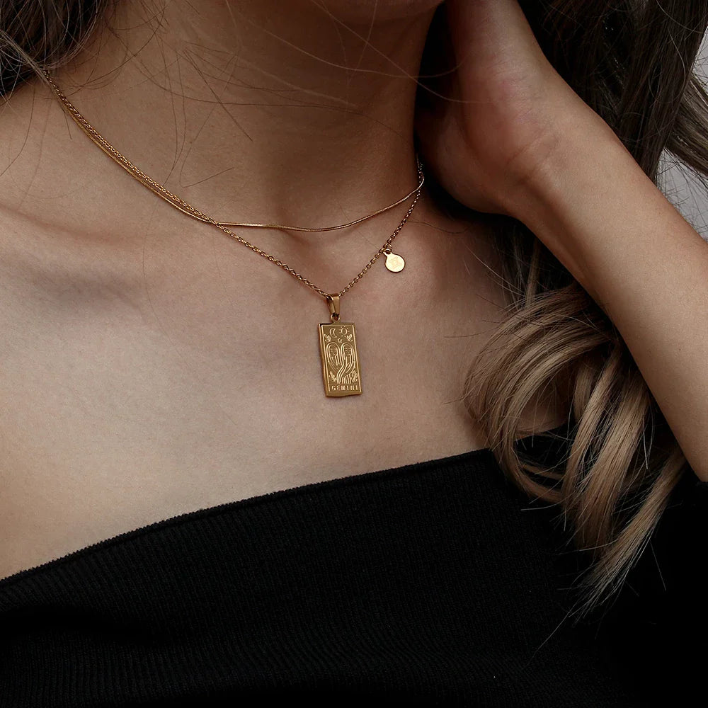 Collier carte du zodiaque