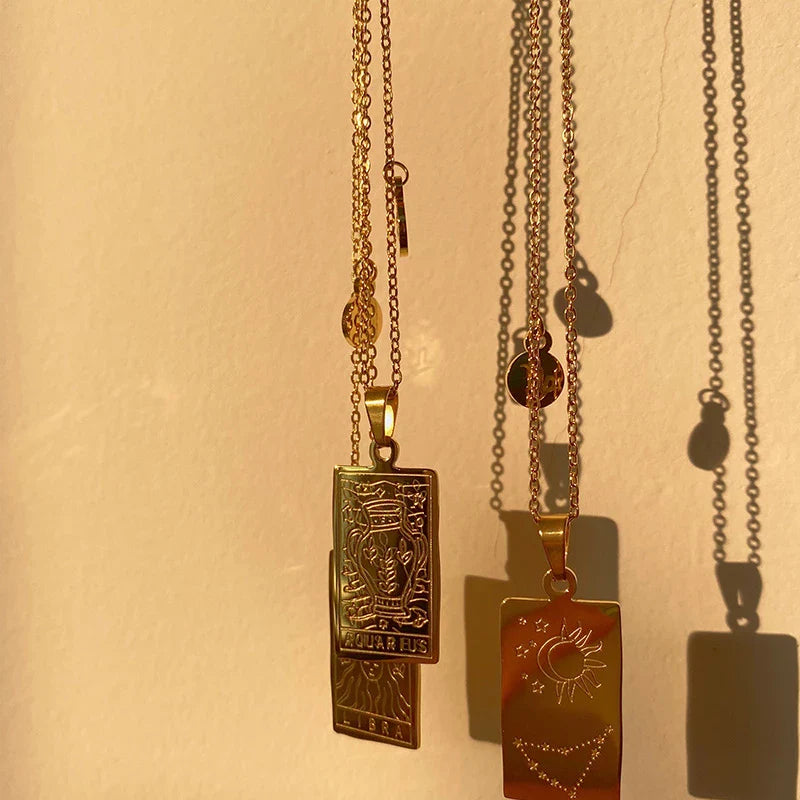 Collier carte du zodiaque