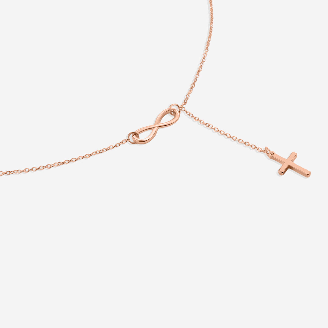 Collier Croix et Infini