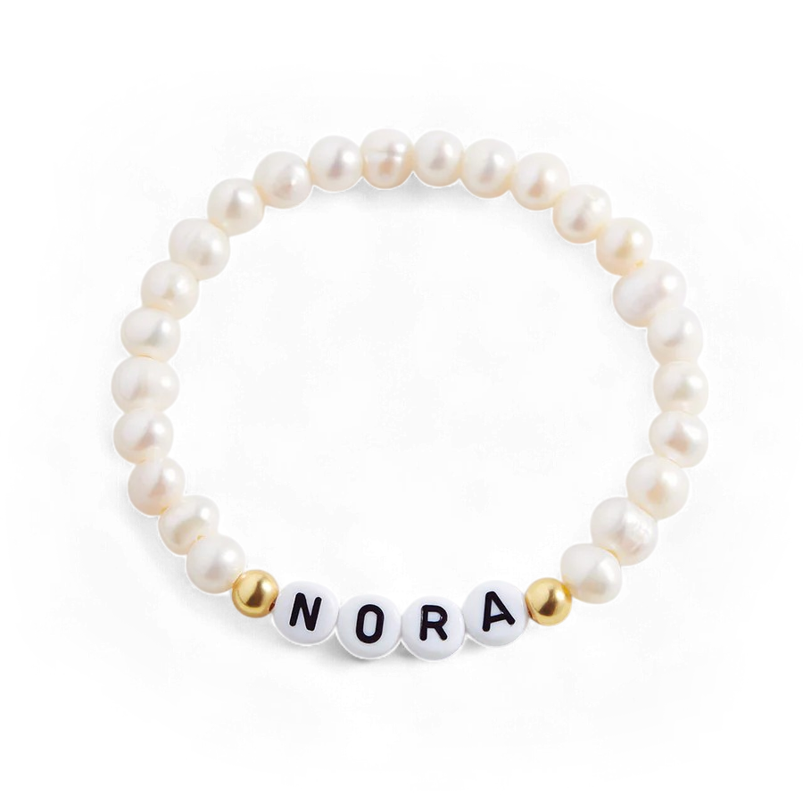 Custom Pearl Beaded Friendship Bracelet