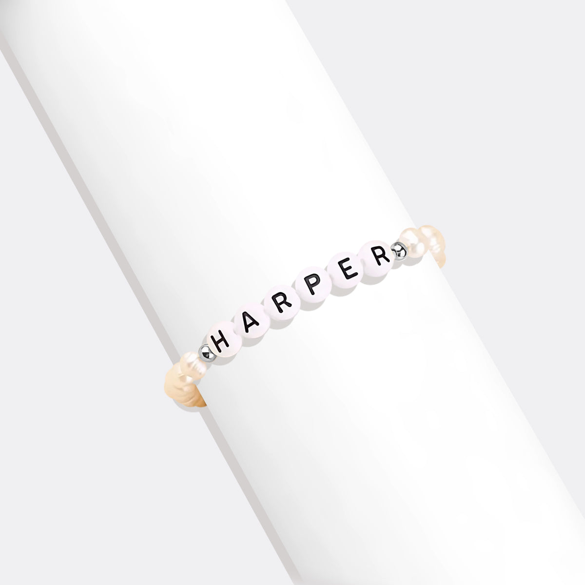 Custom Pearl Beaded Friendship Bracelet