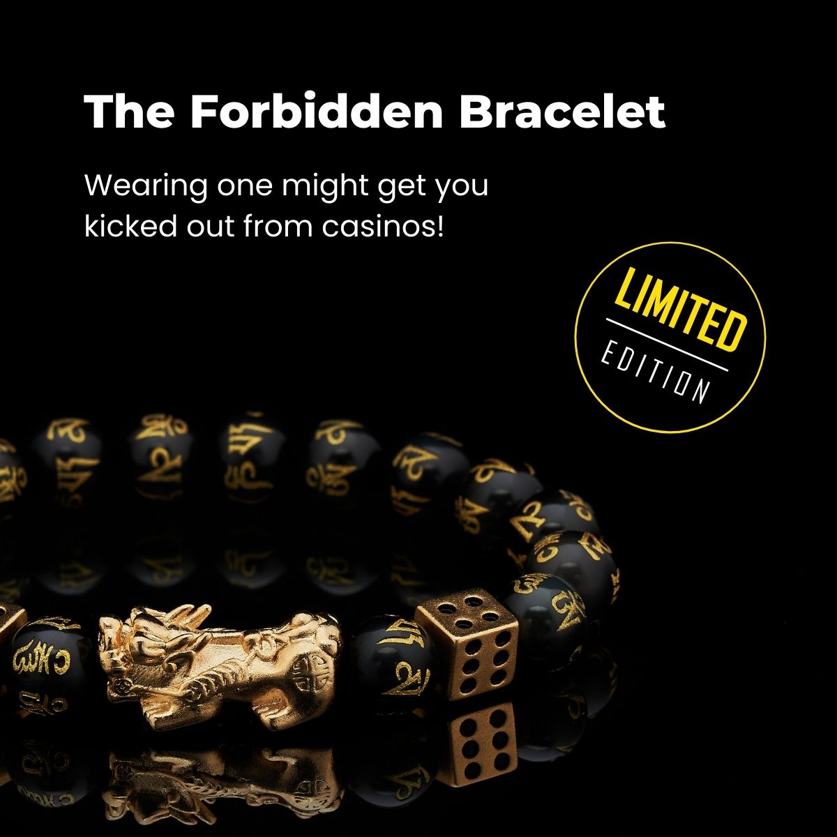 Debt Relief & Gambling Feng Shui Pixiu Bracelet - Maximum Success