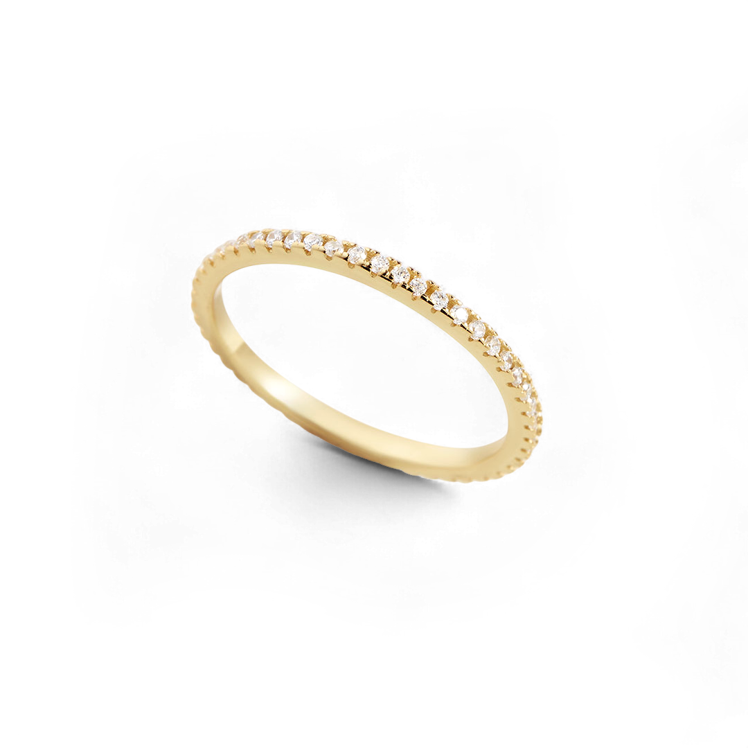 Bague d'éternité en diamant