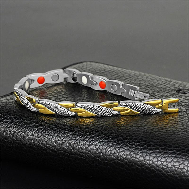 Bracelet magnétique en écailles de dragon