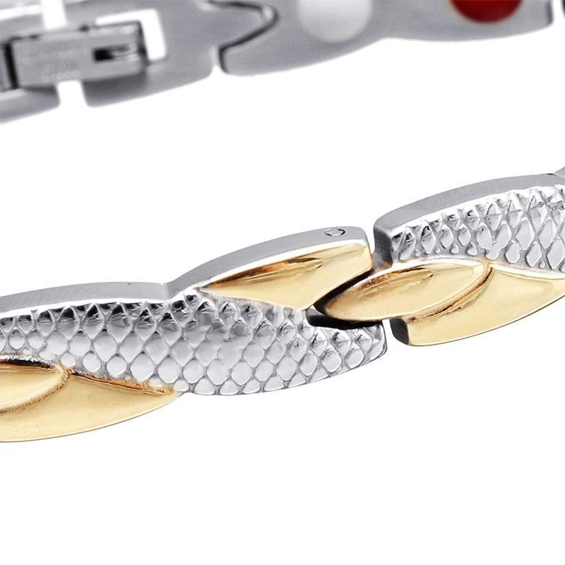 Bracelet magnétique en écailles de dragon