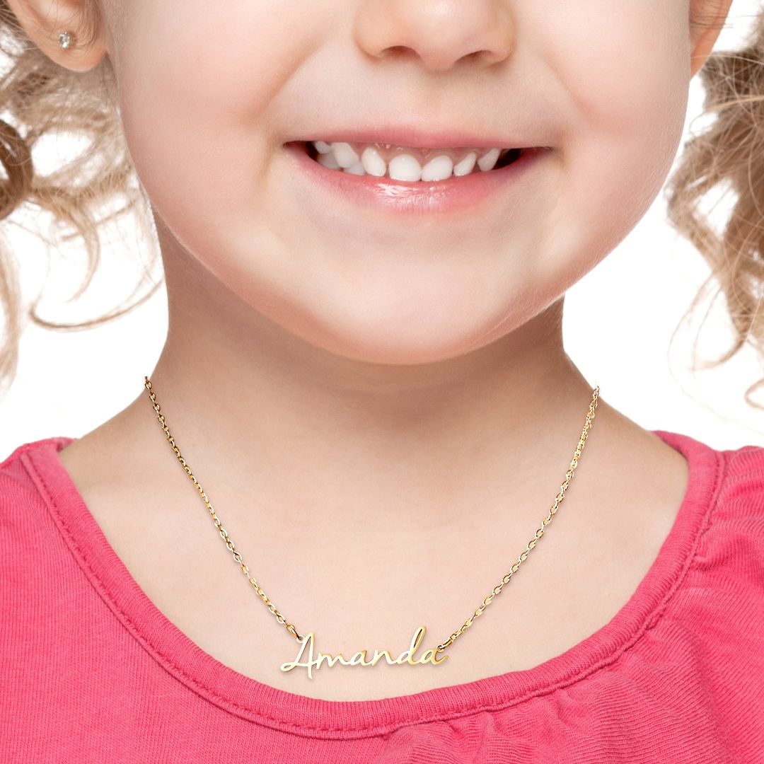 Collier avec nom de fée pour enfants