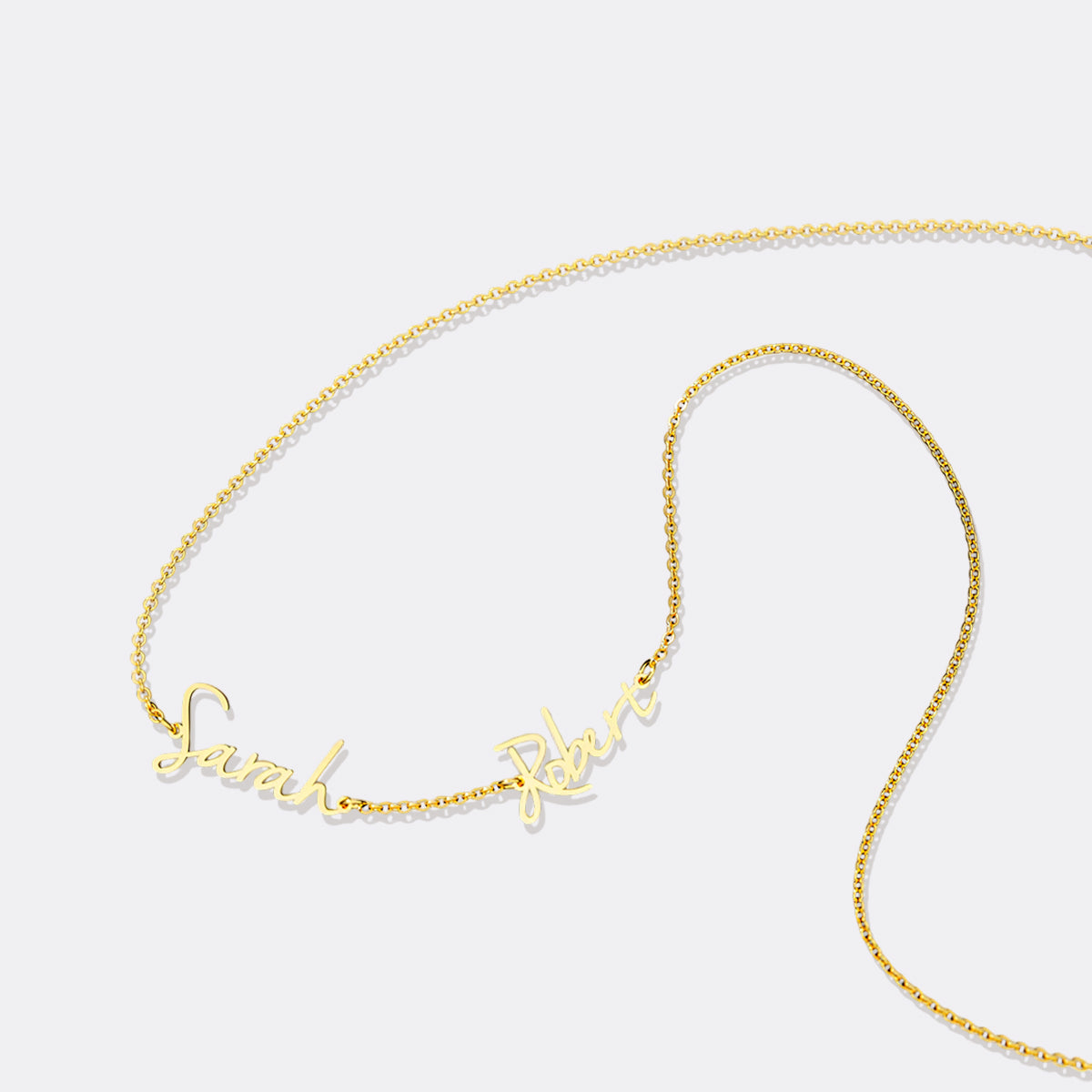 Collier double nom de fée