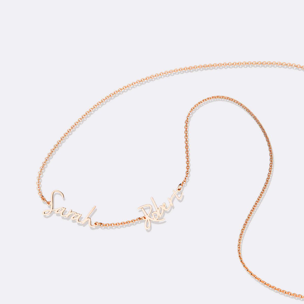 Collier double nom de fée
