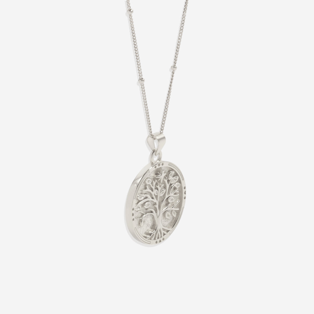 Collier avec pendentif en vermeil représentant l'arbre de vie