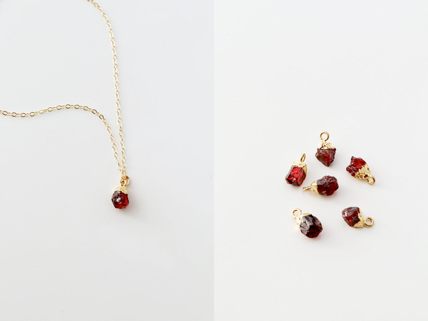 Gemstone Drop Necklace