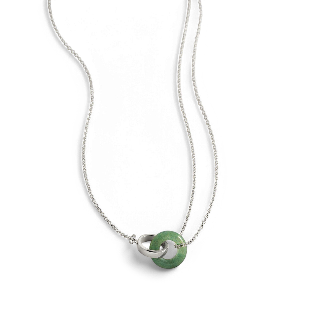 Collier de connexion en pierres précieuses