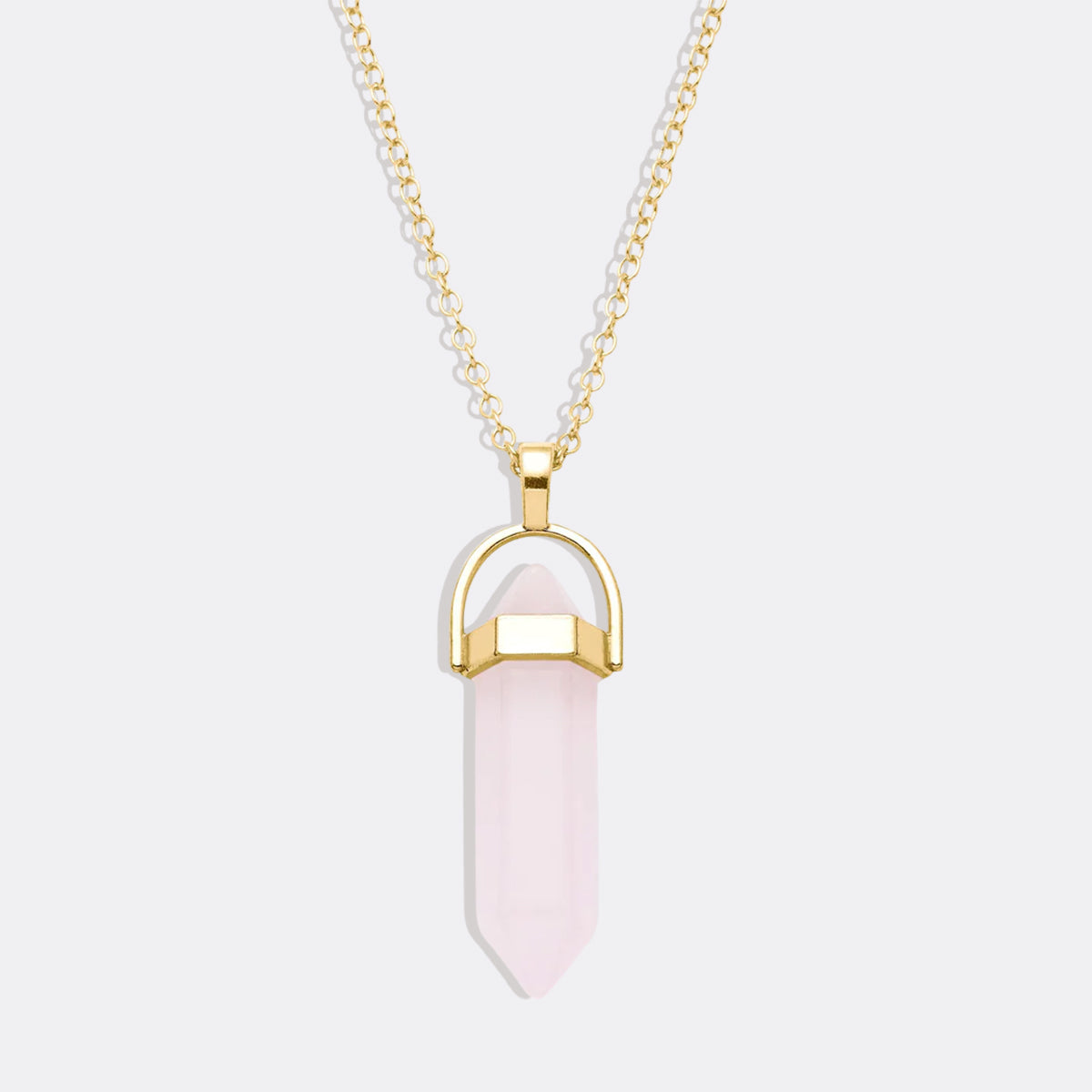 Collier à pointes de pierres précieuses