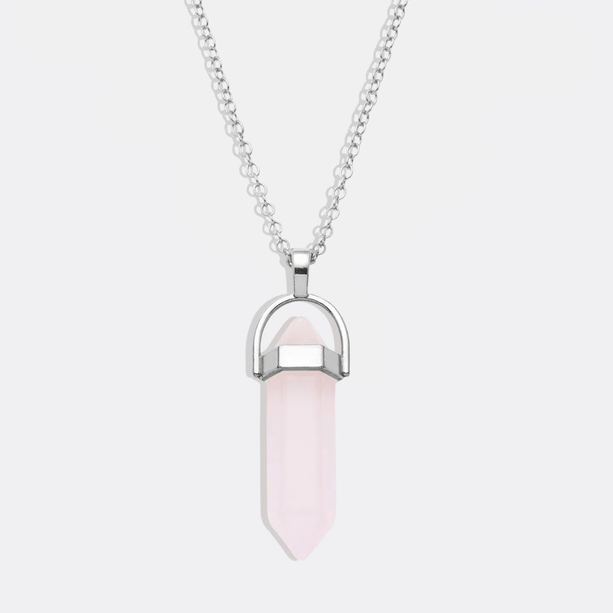 Collier à pointes de pierres précieuses